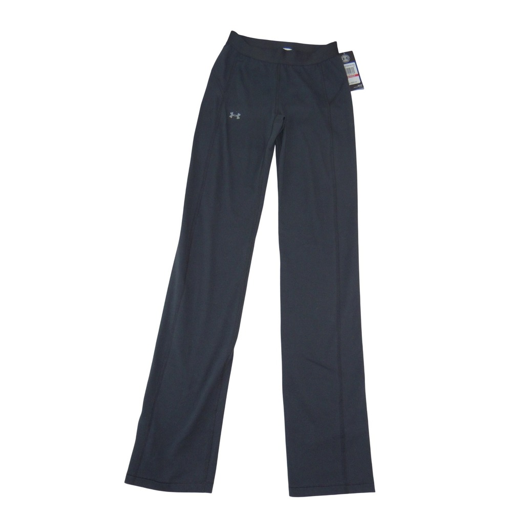 Under‎ Armour ColdGear Infrared Pants Black Fitted Straight Leg 1314510 XS NEW